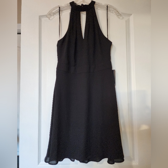 New Express Fit & Flare Mini Dress - Picture 3 of 5